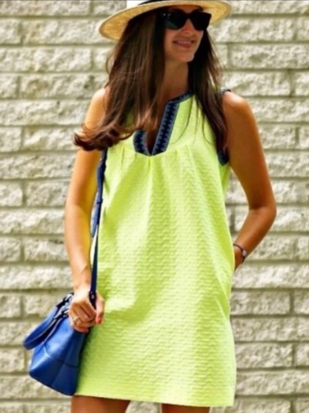 J. Crew Neon Arrow-Print Shift Dress
